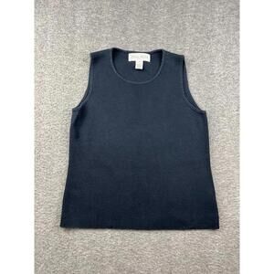 Jones Wear Petite Women's Sleeveless‎ Sweater Top Size Medium